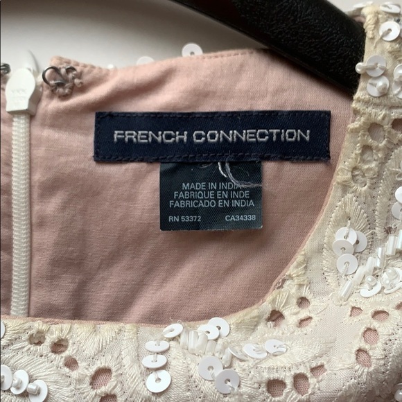 French Connection beaded cotton dress - Picture 3 of 6
